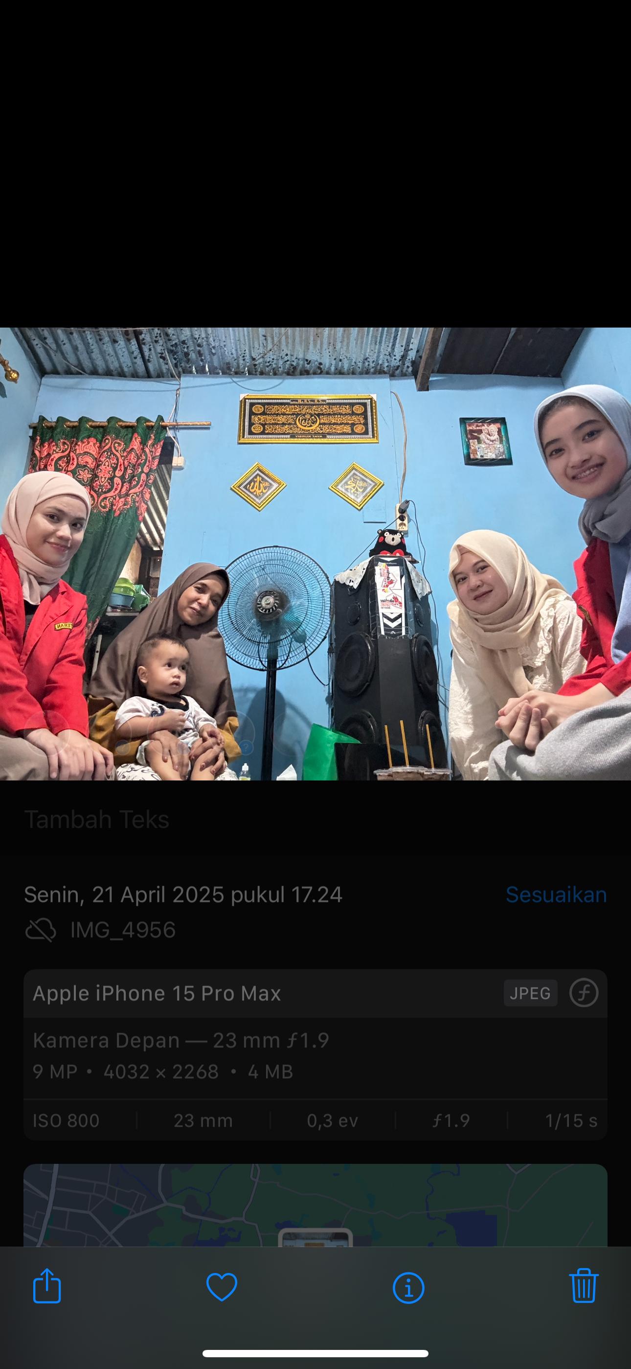 Kunjungan ketiga Ibu Suci dan Adik Alif